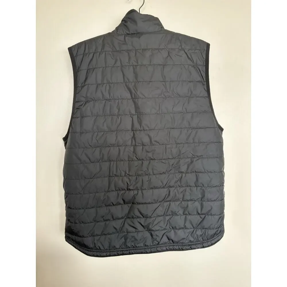 Carhartt Men’s XL Black Quilted Insulated Full Zip Vest Mock Neck Workwear